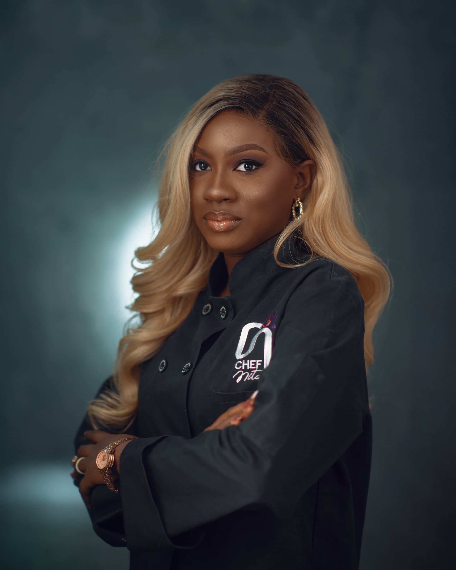 Chef Nitaa in her kitchen